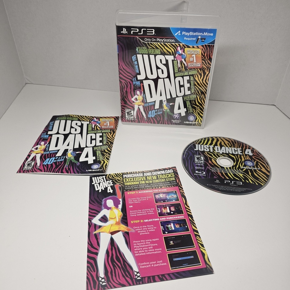 Just Dance 4 (Sony PlayStation 3, 2012)‎